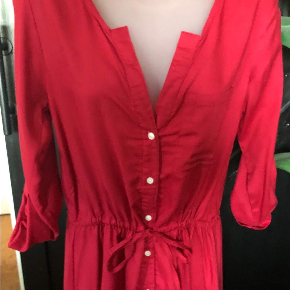 Red dress